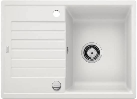 Zlew BLANCO ZIA 45S COMPACT biały (korek auto) (524715) *** zamów wycięcie otworów GRATIS ***