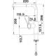 Bateria BLANCO LANORA-S-F stal szczotkowana INOX (526180)