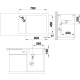 Zlew BLANCO DINAS XL 6S COMPACT stal szczotkowana (korek manual) (525121) *** zamów wycięcie otworów GRATIS ***