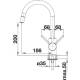 Bateria BLANCO MIDA-S czarny mat (526653)