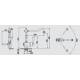 Bateria BLANCO TRADON chrom (515990)