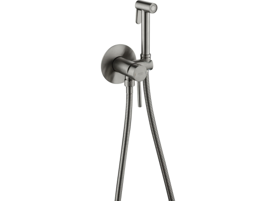 _wysyłka 24H*_ | Bateria bidetowa podtynkowa BLUE WATER BOSTON BOS-BBP.040GN gun metal (GRAFIT INOX) (BW-5901730617627)