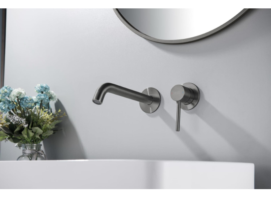 _wysyłka 24H*_ | Bateria umywalkowa podtynkowa BLUE WATER BOSTON BOS-BPU.110GN gun metal (GRAFIT INOX) (BW-5901730617429)