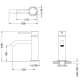 _wysyłka 24H*_ | Bateria umywalkowa BLUE WATER BOSTON BOS-BUN.010GMGN gun metal (GRAFIT INOX) (BW-5901730617344)
