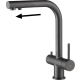 _wysyłka 24H*_ | Bateria BLUE WATER APALA 4-WAY FILTER gun metal (GRAFIT INOX) | 2 x woda filtrowana (BW-5901730617801)