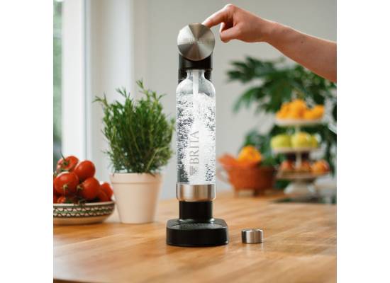Saturatory do wody gazowanej BRITA SodaOne BLACK | 1 cylinder CO2 i 1 butelka (1049249)
