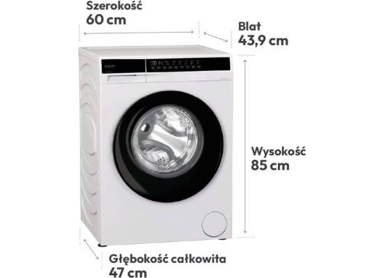 _wysyłka 24H*_ | Pralka CANDY ProWash 100 EY 26SB7-S | 6kg | ProActive Funkcja pary | Slim