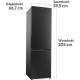 _wysyłka 24H*_ | Lodówka CANDY Fresco CNCQ2T620EB czarny | NoFrost | 205cm