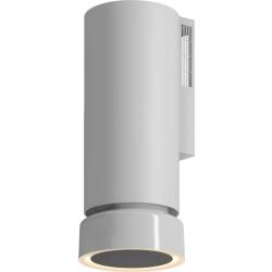 _RABAT_ | Okap przyścienny CIARKO DESIGN FLUO 38 white satin/gloss | 640 m3/h (CDP3805BSG)