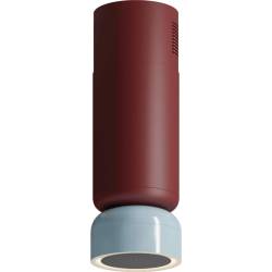 _RABAT_ | Okap wyspowy CIARKO DESIGN ICON W 38 burgundy satin/baby blue gloss | 655 m3/h (CDW3804BUS/BBG)