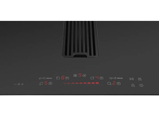 _RABAT_ | Płyta indukcyjna z okapem CIARKO DESIGN WIZARD SLIM 72 black matte | czarny mat | 72cm | 550 m3/h (CDB7201M)