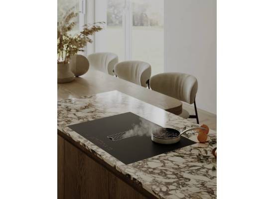 _RABAT_ | Płyta indukcyjna z okapem CIARKO DESIGN WIZARD SLIM 72 black matte | czarny mat | 72cm | 550 m3/h (CDB7201M)