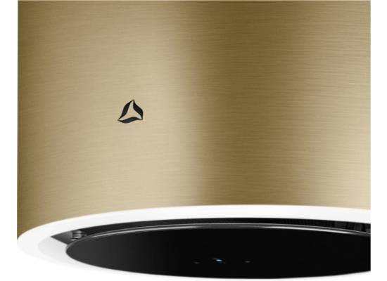 _RABAT_ | Okap przyścienny CIARKO DESIGN TUBUS 38 gold steel | 670 m3/h (CDP3801GS) _RABAT_ | Okap przyścienny CIARKO DESIGN TUBUS 38 gold steel | 670 m3/h (CDP3801GS)