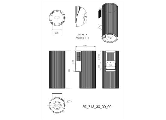 _RABAT_ | _wysyłka 48H*_ | Okap przyścienny CIARKO DESIGN MONOGRAM 38 white | 670 m3/h (CDP3802B)