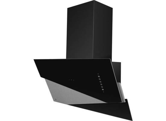 Okap przyścienny CIARKO DESIGN TRIO 90 black + inox | 550 m3/h (CDP9001CI)
