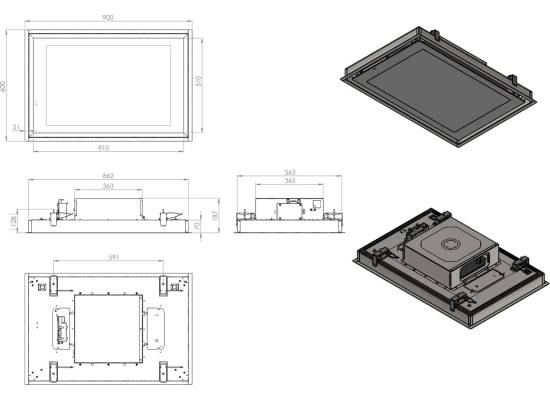 _RABAT_ | Okap sufitowy CIARKO DESIGN SU FRAME 90x60 white | 750 m3/h (CDS9002B) _RABAT_ | Okap sufitowy CIARKO DESIGN SU FRAME 90x60 white | 750 m3/h (CDS9002B)