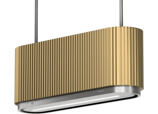 _RABAT_ | Okap wyspowy CIARKO DESIGN MONO W 90 gold | 550 m3/h (CDW9001G)