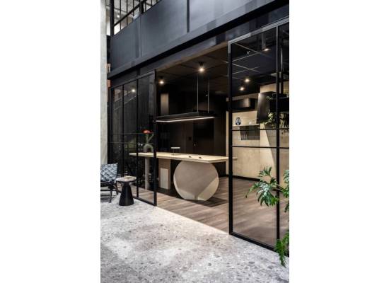 _RABAT_ | Okap wyspowy CIARKO DESIGN MINIMAL 2 black 180 (z haczykami) | 675 m3/h (CDW1802C+U)