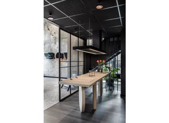 _RABAT_ | Okap wyspowy CIARKO DESIGN MINIMAL 2 black 180 (z haczykami) | 675 m3/h (CDW1802C+U)