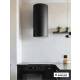 _RABAT_ | _wysyłka 48H*_ | Okap przyścienny CIARKO DESIGN TUBUS 38 black | 670 m3/h (CDP3801C)
