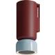_RABAT_ | Okap przyścienny CIARKO DESIGN ICON 38 burgundy satin/baby blue gloss | 630 m3/h (CDP3804BUS/BBG)