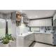 _RABAT_ | Okap przyścienny CIARKO DESIGN ECLIPSE 60 white + gold | 735 m3/h (CDP6001BZ)