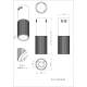_RABAT_ | _wysyłka 48H*_ | Okap wyspowy CIARKO DESIGN MONOGRAM W 38 black | 670 m3/h (CDW3802C)