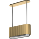 _RABAT_ | Okap wyspowy CIARKO DESIGN MONO W 90 gold | 550 m3/h (CDW9001G)