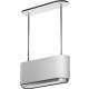 _RABAT_ | Okap wyspowy CIARKO DESIGN MONO W 90 white | 550 m3/h (CDW9001W)