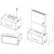 _RABAT_ | Okap do zabudowy CIARKO DESIGN JOKER DUO 55 white | 650 m3/h (CDZ5507B)