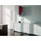 _RABAT_ | Okap przyścienny CIARKO DESIGN FLUO 38 white satin/gloss | 640 m3/h (CDP3805BSG)