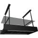 _RABAT_ | Okap wyspowy CIARKO DESIGN MINIMAL 1 black 120 (+ panel fabryczny) | 550 m3/h (CDW1201C)