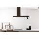 _RABAT_ | Okap wyspowy CIARKO DESIGN MINIMAL 2 black 120 (z haczykami) | 670 m3/h (CDW1202C+U)