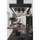 _RABAT_ | Okap wyspowy CIARKO DESIGN MINIMAL 2 black 120 (z haczykami) | 670 m3/h (CDW1202C+U)