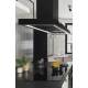 _RABAT_ | Okap wyspowy CIARKO DESIGN MINIMAL 2 black 120 (z haczykami) | 670 m3/h (CDW1202C+U)
