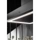 _RABAT_ | Okap wyspowy CIARKO DESIGN MINIMAL 2 black 180 (z haczykami) | 675 m3/h (CDW1802C+U)