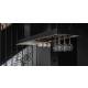 _RABAT_ | Okap wyspowy CIARKO DESIGN MINIMAL 2 black 180 (z haczykami) | 675 m3/h (CDW1802C+U)