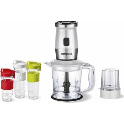 Smoothie maker + chopper + młynek CONCEPT SM3391 | 700 W biały butelki 2 x 570 ml + 400 ml