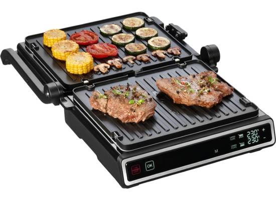 Grill ellektryczny CONCEPT z termosondą i płytą do gofrów GE3550