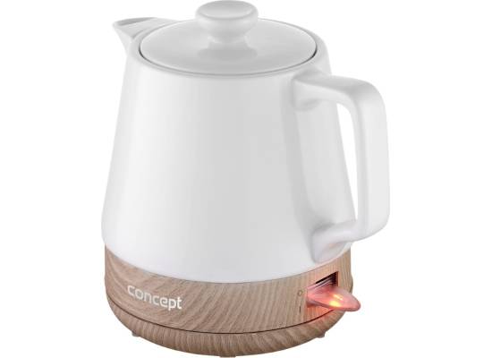 Czajnik elektryczny CONCEPT ceramiczny 1,0 l, biały RK0060 Czajnik elektryczny CONCEPT ceramiczny 1,0 l, biały RK0060