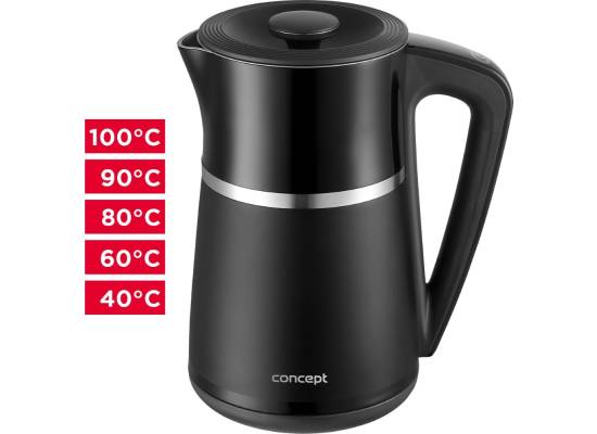 Czajnik elektryczny CONCEPT double wall z termoregulacją RK3100 | 1,7 l Czajnik elektryczny CONCEPT double wall z termoregulacją RK3100 | 1,7 l