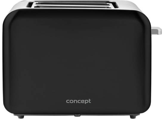 Toster CONCEPT BLACK stal nierdzewna TE2052