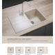 Bateria CONCEPT BEŻOWA BDG3334be
