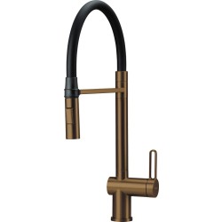 Bateria DEANTE Magnetic BRM C72M brąz szczotkowany PVD+ wąż czarny