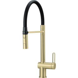 Bateria DEANTE Magnetic BRM R72M złoty szczotkowany PVD + wąż czarny