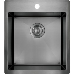 Zlew DEANTE Olfato Precious ZPO D10A stal PVD titanium (grafit szczotkowany)