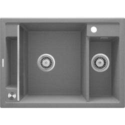 Zlew DEANTE Magnetic ZRM S503 szary metalik