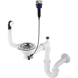 DEANTE ZXY_9972 Syfon do zlewozmywaka granitowego 1-komorowego - Space-Saver