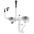 DEANTE ZXY_9983 Syfon do zlewozmywaka granitowego 1.5- i 2-komorowego - Space-Saver