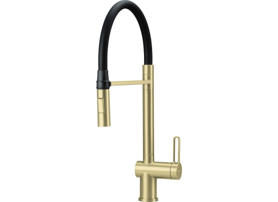 Bateria DEANTE Magnetic BRM R72M złoty szczotkowany PVD + wąż czarny